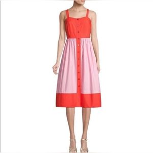 Kate Spade Colorblock Poplin Dress